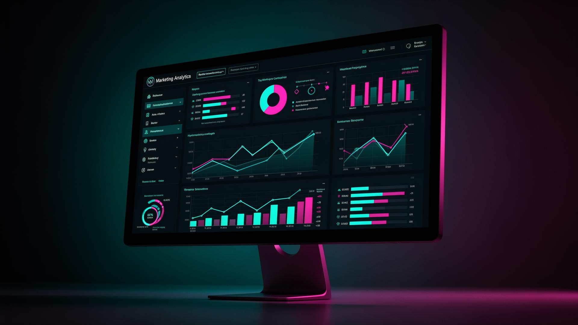 Marketing analytics dashboard